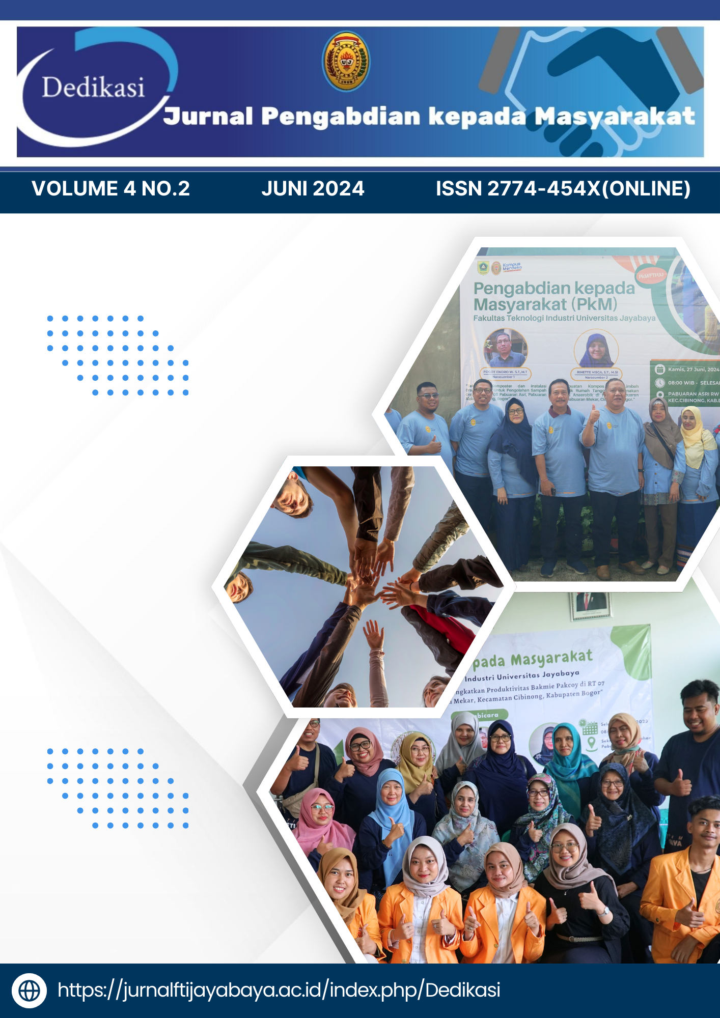 					View Vol. 4 No. 2 (2024): Jurnal Dedikasi
				